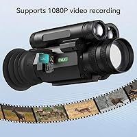 Vista 6 de Alcance digital de rifle de visión diurna/nocturna con telémetro - 1920 × 1080 HD, opciones de zoom 6.5 y 13X, IP67 impermeable, batería de 8 horas