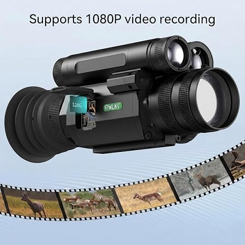 Miniatura 6 de Alcance digital de rifle de visión diurna/nocturna con telémetro - 1920 × 1080 HD, opciones de zoom 6.5 y 13X, IP67 impermeable, batería de 8 horas