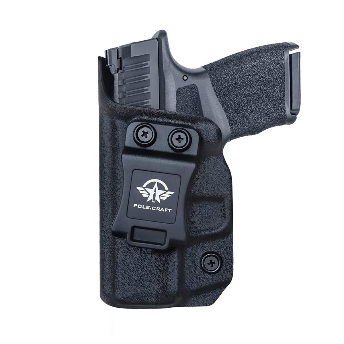 Springfield Hellcat Holster IWB Kydex Holster Custom Fit: Springfield Armory Hellcat - Inside Waistband Concealed Carry - Cover Mag-Button - Widened Entrance - No Wear, No Jitter