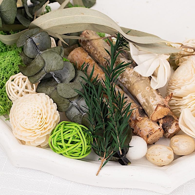 Dried Assorted Potpourri Vase Fillers with Vanilla Fragrance Oil Wedding Party Home Event Centerpieces Decorations Supplies