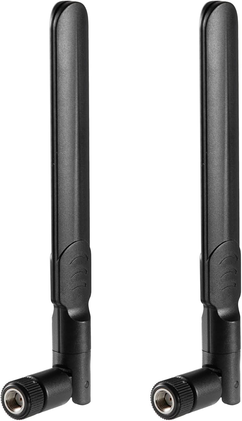 8dBi RP-SMA Male 3G 4G LTE Cellular Trail Camera Long Range Antenna Compatible with Spypoint Link Micro Link Dark Link S Link EVO Tactacam Stealth Cam Camera Cellular Trail Camera (Pack of 2)