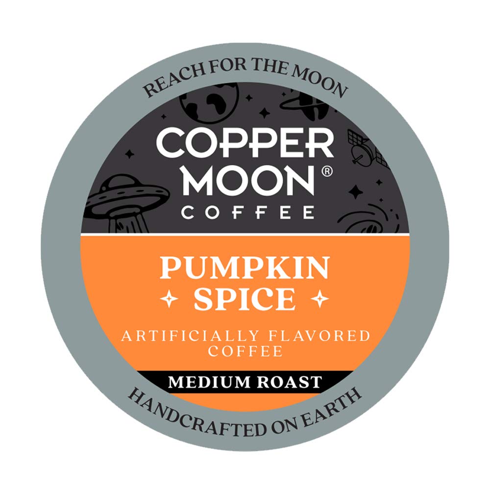 Copper Moon Single Serve Coffee Pods for Keurig K-Cup Brewers, Medium Roast, Pumpkin Spice Blend, 72 Count