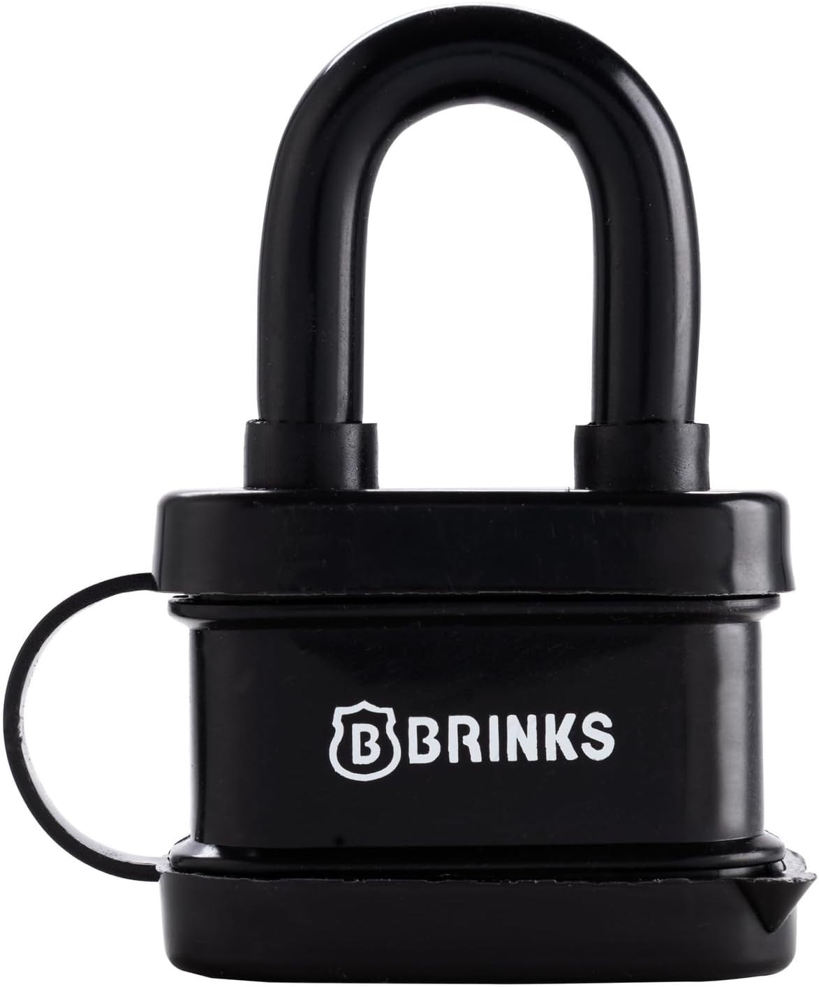 BRINKS - 40mm Laminated Steel Weather Resistant Padlock - Vinyl Wrapped and Chrome Plated with Hardened Steel Shackle(Color May Vary)