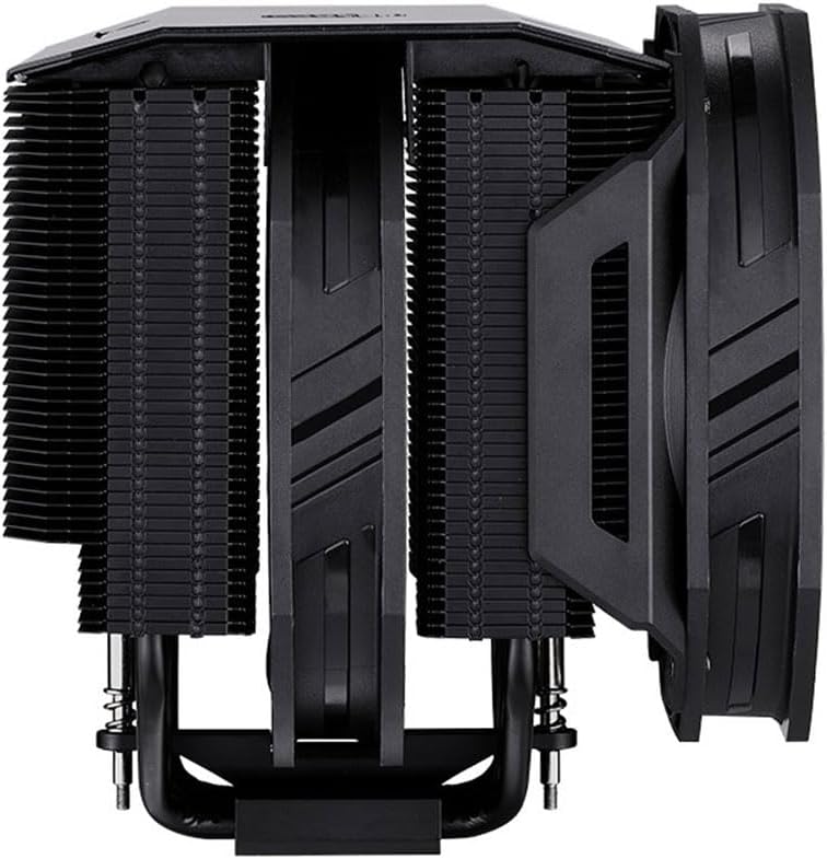 Side profile of the Cooler Master MasterAir MA624 Stealth.