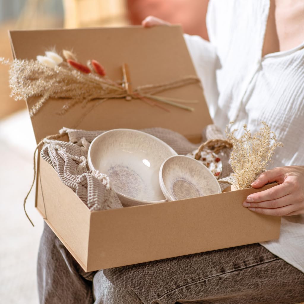 like. by Villeroy & Boch - Perlemor Sand Dipschälchen 6er Set, 12 x 12 x 3 cm, Schalen im Pottery Look mit Effektglasur, 80 ml, Premium Porzellan