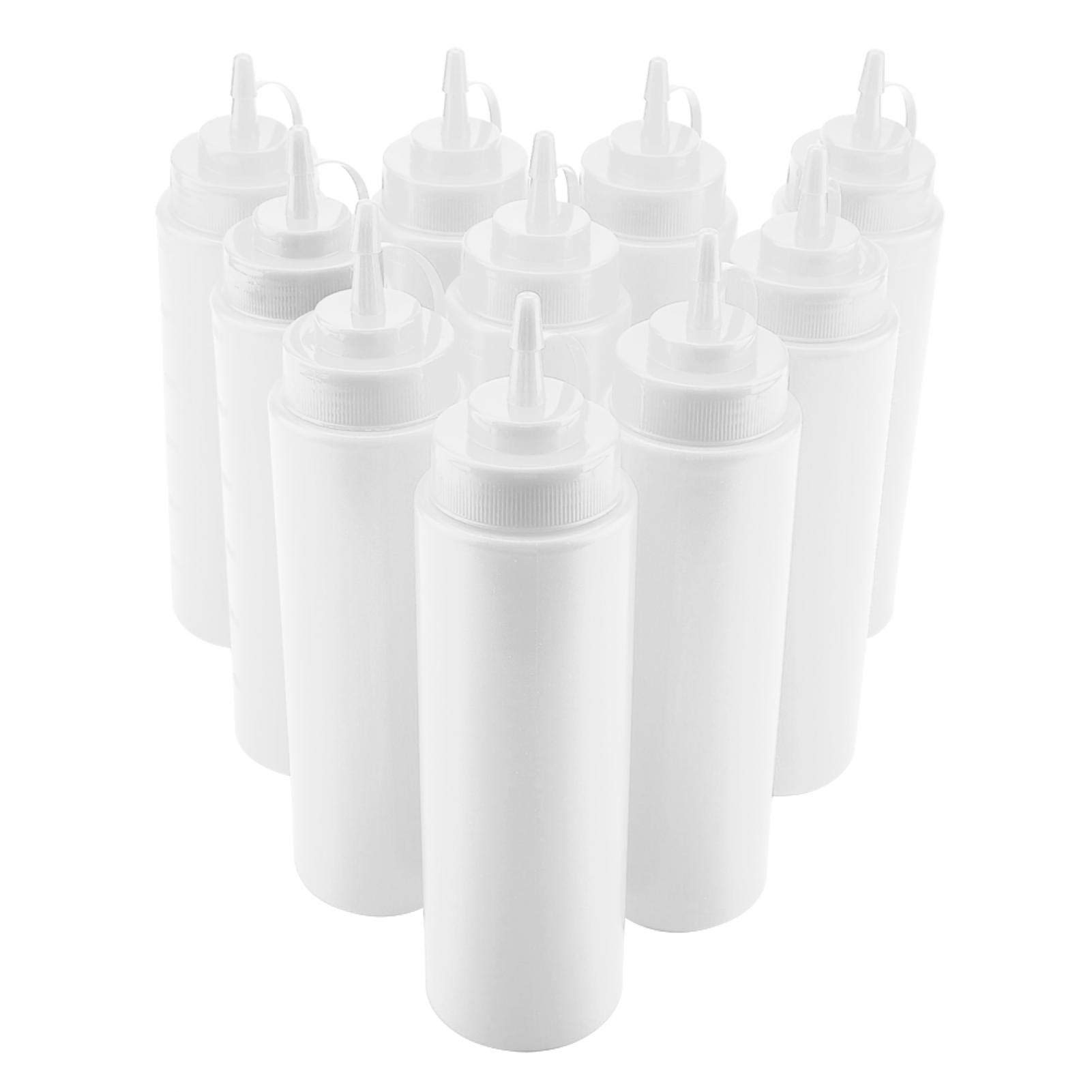 Bouteille de condiment squeeze en plastique de 720 ml pour sauces et ketchup