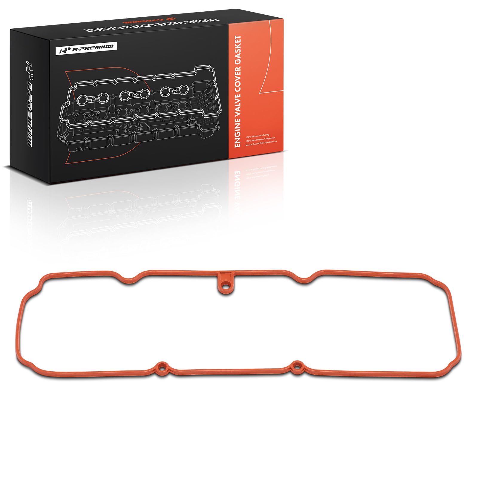 A-Premium Engine Valve Cover Gasket Compatible with Chevrolet, GMC, Isuzu & Pontiac Models - Cavalier Sunfire 1998-2002, S10 Sonoma 1998-2003, Hombre 1999-2000, 2.2L, OHV
