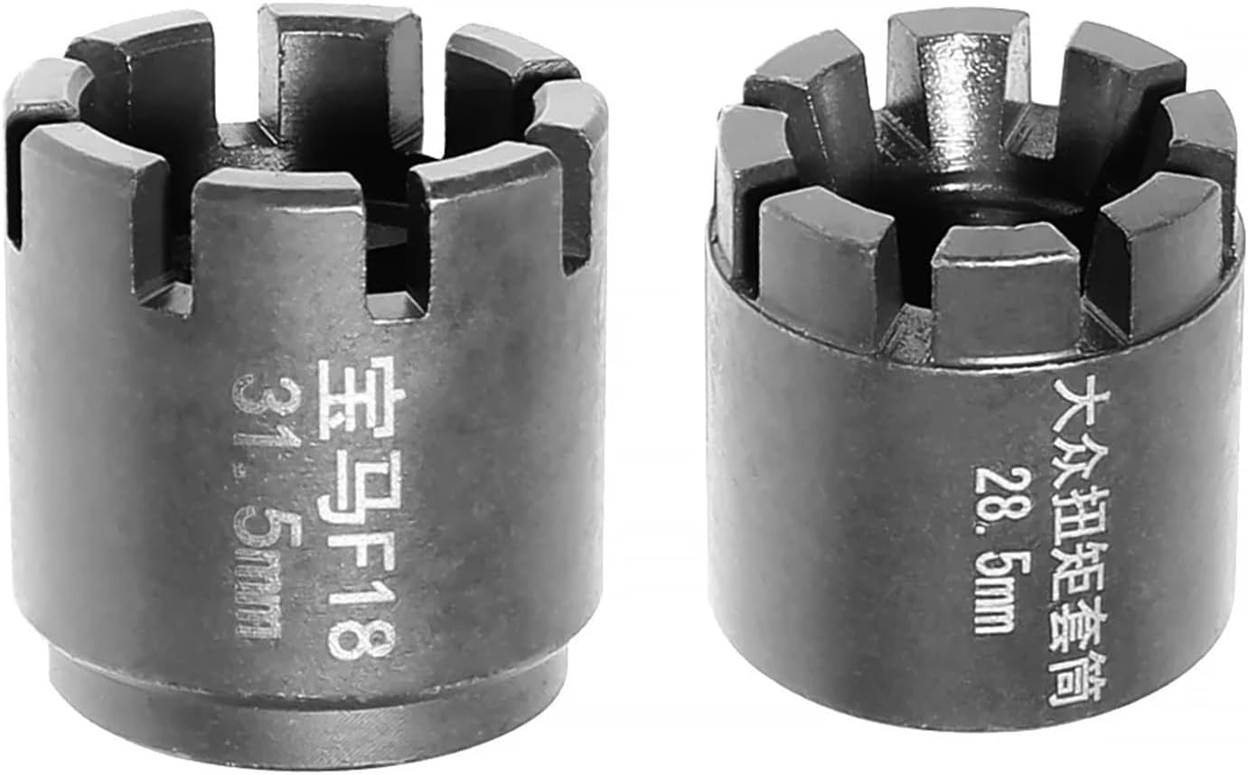 Compatible with VW Torque Sleeve Compatible with BMW F18 Torque Eight-Tooth Sleeve Steering Machine briquetting Adjustment disassembly Tool(10 mm)