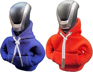 2023 New Car Gear Shift Cover Hoodie Car Gear Shift Cover, Mini Hoodie for Car Shifter, Car Gear Shift Knob Hoodie, Hoodie Shift Knob Cove（2PCS ）