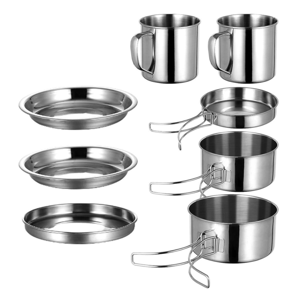 Kit de Utensilios de Cocina de Acero Inoxidable Portátil