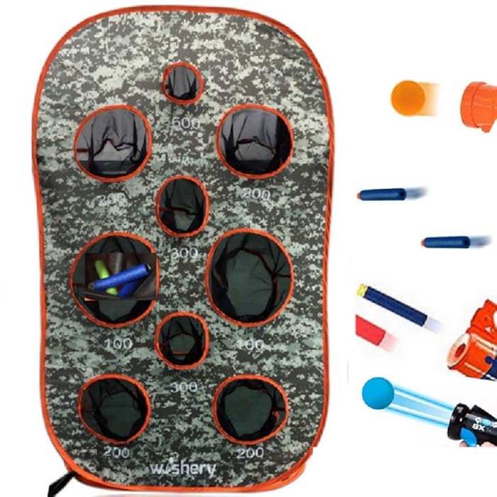 Buy Wishery Kids Large Target Compatible with Nerf Guns, Mega, Fortnite