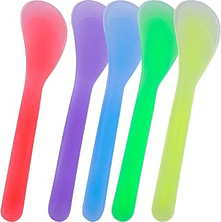 Cosmetic Spatula Disposable Makeup Frosted Tip Spatula Plastic Makeup Tools Spoon Cosmetic Mask Spatulas Facial Cream Scoo... Price In India