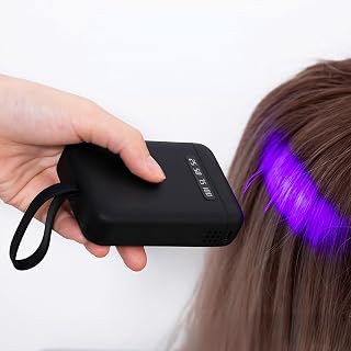 V Light Hair Extension Machine - 405nm LED V Light Extensions Kit - Portable Fast Curing Hair Extension Glue V Light Wig Extension Handheld LED Lamp for Home Salon - Black