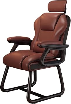 PU Leather Office Chair, Conference Chair, Learning Chair, Midback Gamer Chair, Office Chair, Desk Chair, PC Chair, Computer Chair, Reception Desk, Foyer, Conference Room, Waiting Room Brown