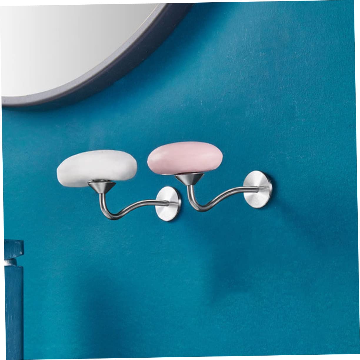 Amosfun 3 Piezas Soporte de jabón magnético Tablero para Doblar Camisas jabonera de Cocina Jabonera de Pared magnética Jabonera con Ventosa Accesorio de baño Jabonera para escurrir líquido