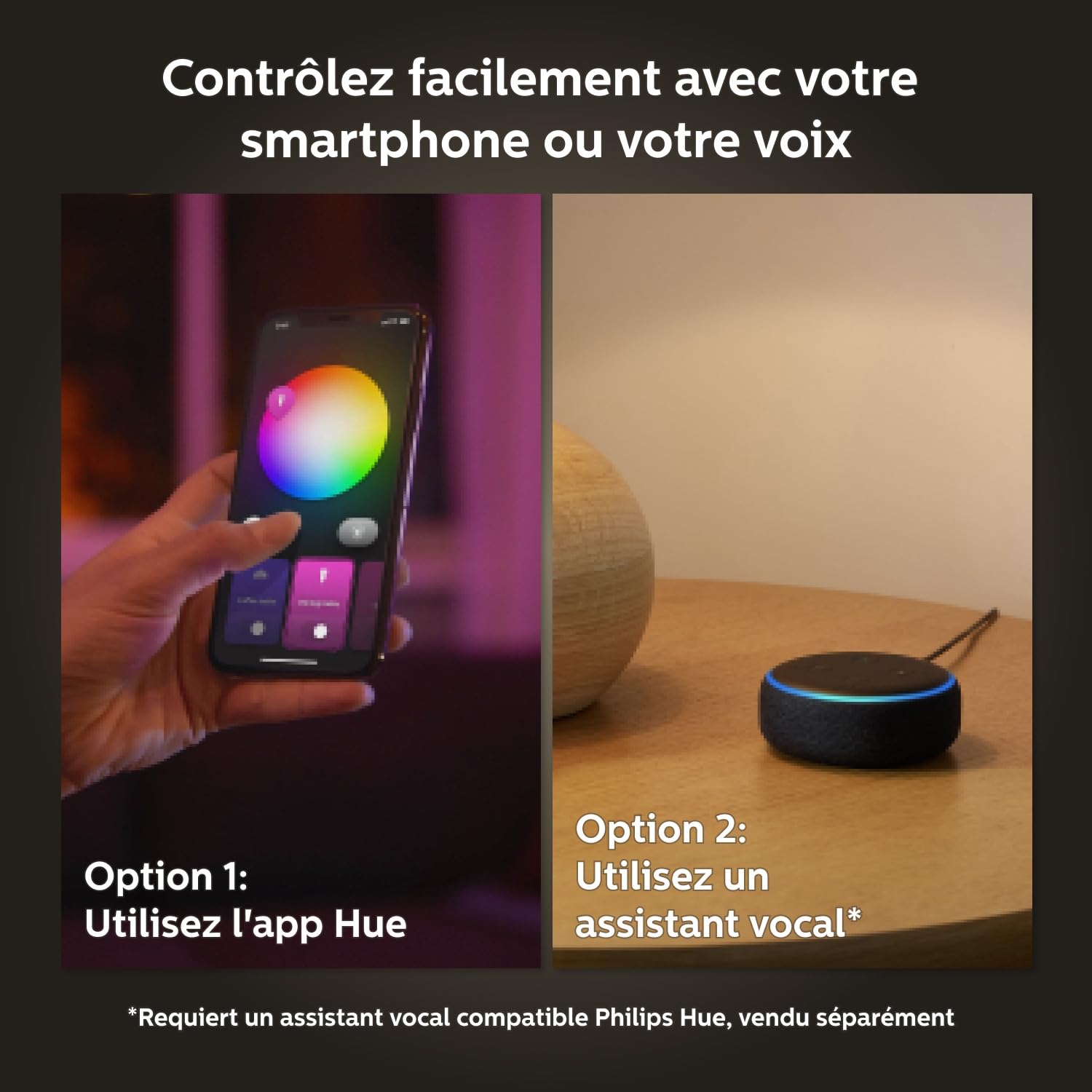 Philips Hue White and Color Ambiance Plafonnier Infuse Medium, Blanc, compatible Bluetooth, fonctionne avec Alexa, Google Assistant et Apple Homekit