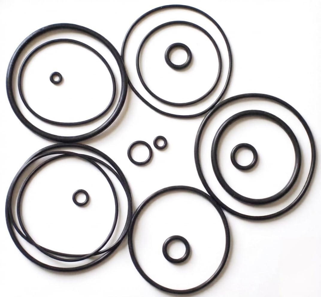 HAKATOP O-Ring Kit for Senco Framing Nailers - Black, Rubber, 1 count, 1 pack