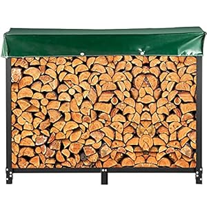 Vevor Kaminholzregal Metall 590 kg Schwarz