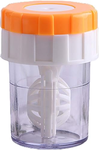 Lavadora manual del limpiador del contacto de la lente, caja de la limpieza del contacto del envase de la caja de la herramienta de remojo con pinzas