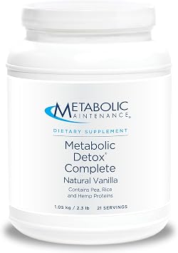 Metabolic Maintenance Metabolic Detox Complete 1.05 Kg/2.3 lbs Vanilla Flavor