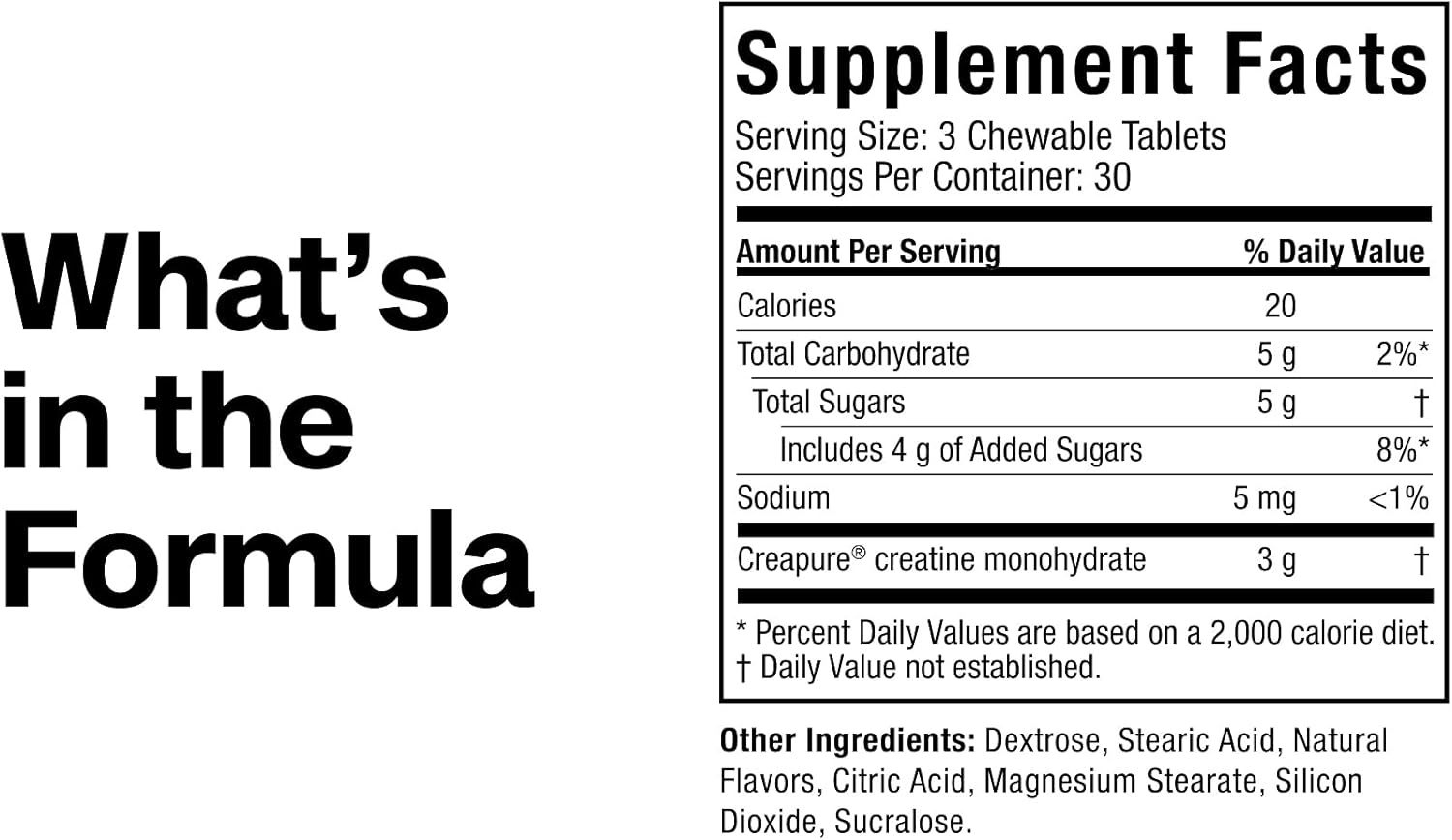 MuscleTech Creatine Chews - Creapure Monohydrate Supplement for Muscle Recovery, Muscle Builder & Energy Boost - Pre Workout Supplement for Men & Women - 90 Chewable Candies, Boogieman Punch - Image 7