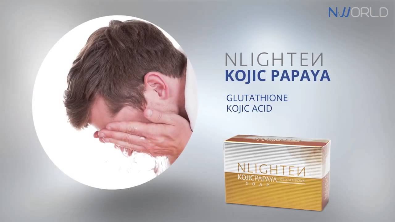 Nlighten Kojic Papaya Soap With Glutathione 135 Grams