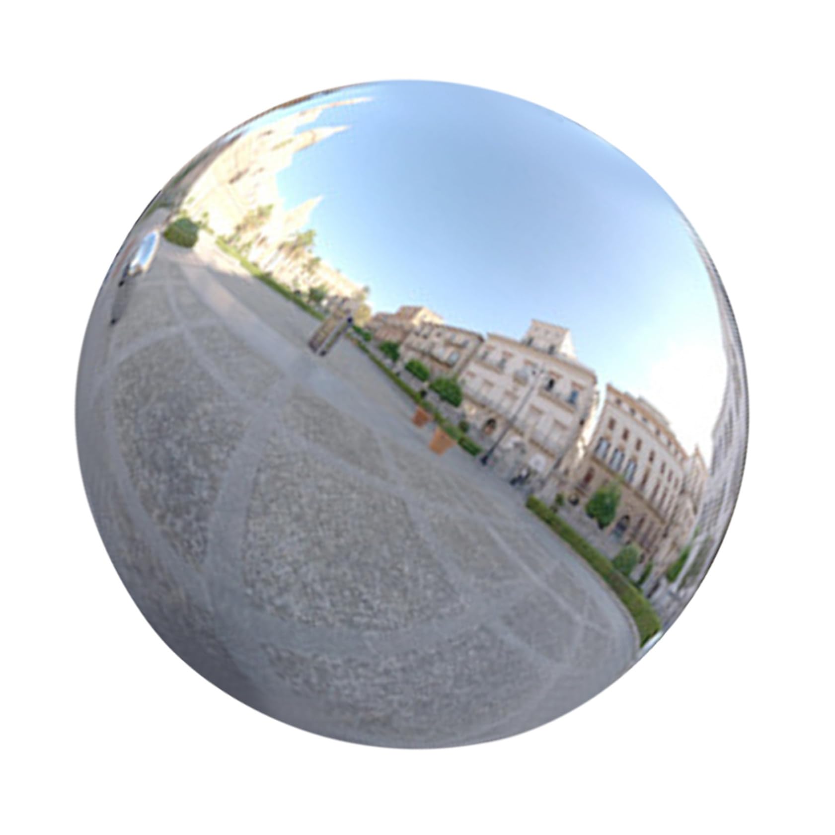 Didiseaon Sfera Riflettente in Acciaio Inossidabile Design Semplice, Palla Decorativa da Giardino Resistente e Non Facile da Deformare, per Decorare la Camera da Letto