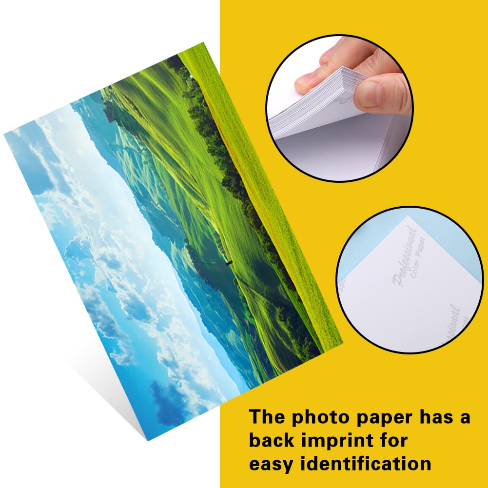 Amazon | 200枚 写真用紙 光沢 4 x 6インチ 写真用紙 プリンター