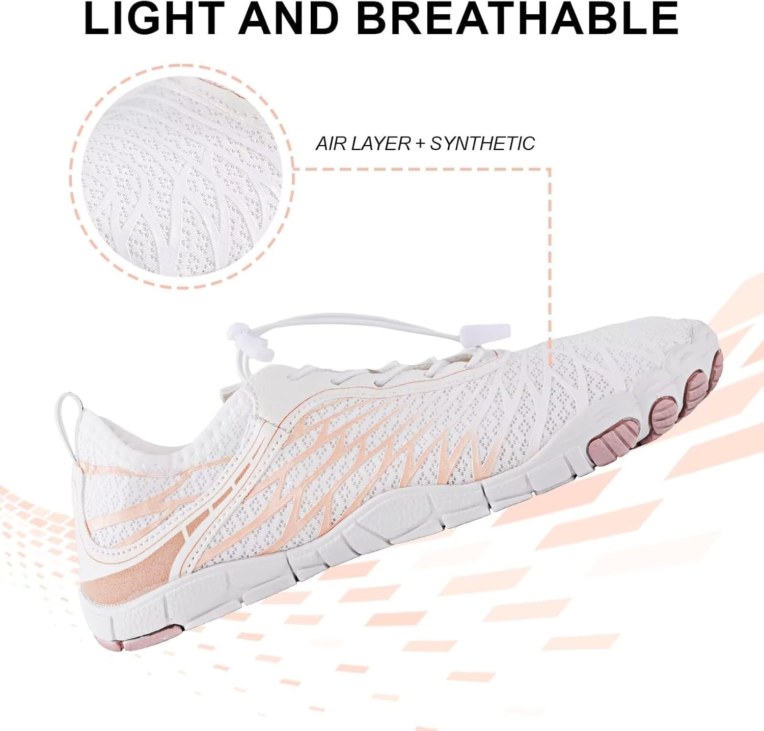 StoneLiquid Hike Barefoot Shoes for Women Men Waterproof Trail Running Healthy & Non-Slip Barefoot Footwear