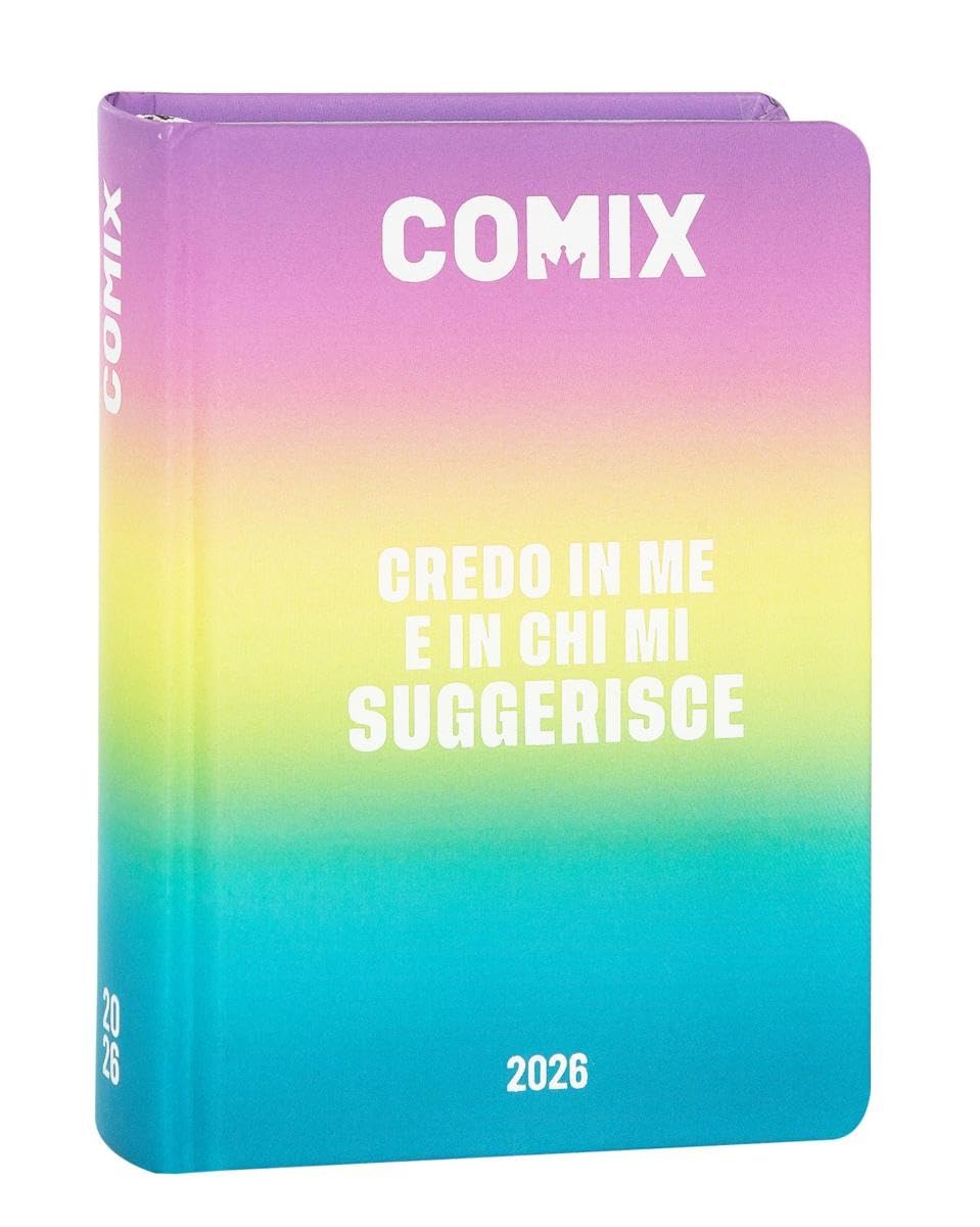 Comix - Mignon Plus 16 Month Daily Diary, School Diary 2026-2026, with Hardcover, Ideal for Middle and High School, 9 x 12.5h cm, Sunrise