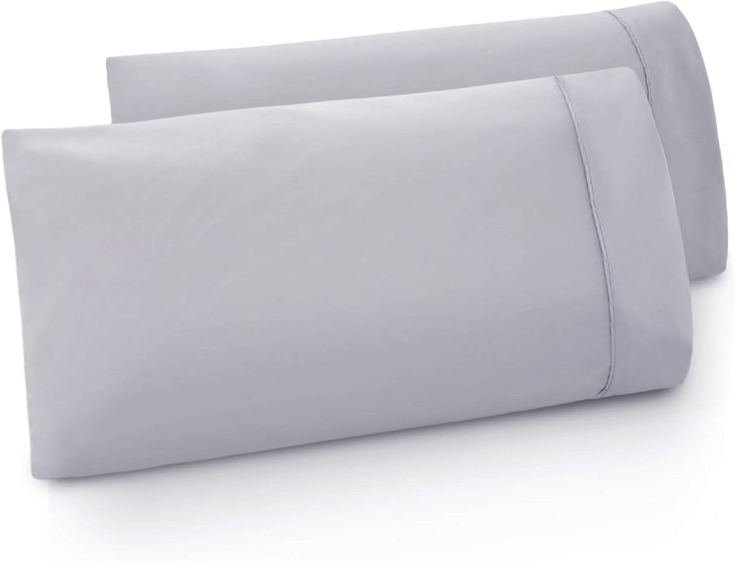 MALOUF Microfiber Pillowcase Set, Ash, Queen