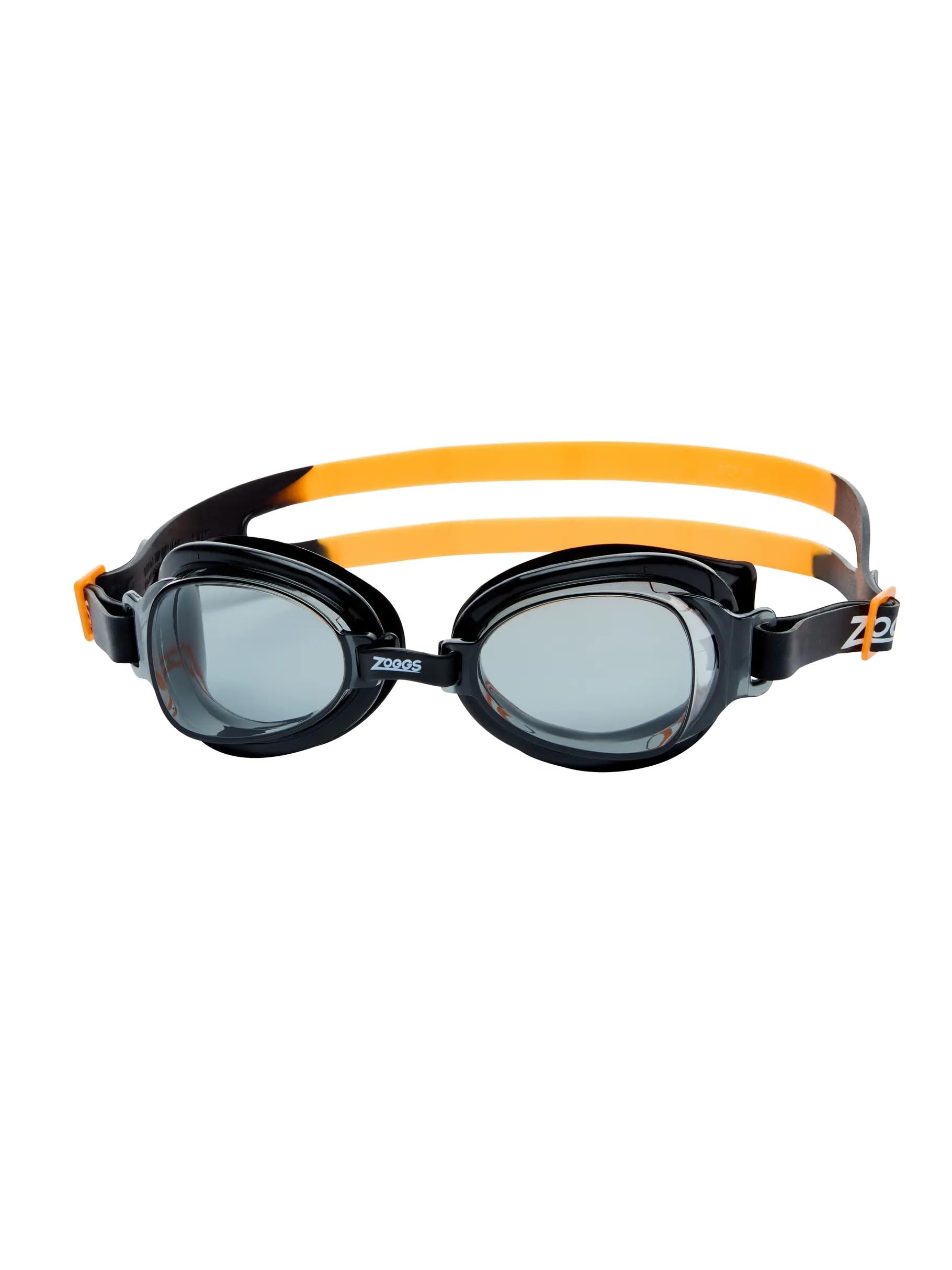 Zoggs Otter Black Orange Tint Smoke