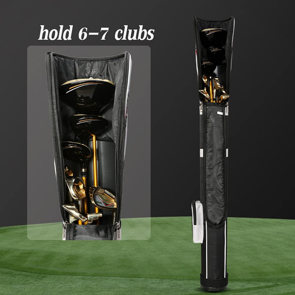 Ultraleichte Golftasche Cartbag Reisetasche Pencilbag Practice Case Weekend Bag, Platz für 6-7 Schläger (Gewicht 1,8 kg)