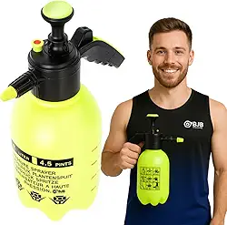 Pulverizador Água Espuma Manual, Bomba De Compressão 2 Litros - Pulverização de Plantas e Limpeza Geral, Borrifador Compressão Prévia Jato Regulável Trava Para Pulverização Contí­nua Uso Doméstico