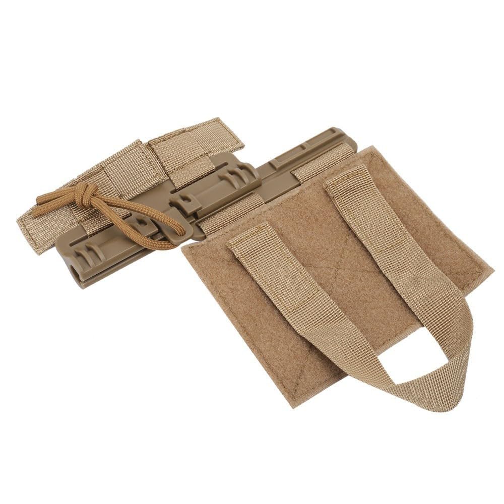 MiOYOOW Sgancio Rapido per Gilet, Set di Fibbie per Rimozione di Gilet 1000D Molle con Chiusura a Gancio e Anello per JPC NCPC