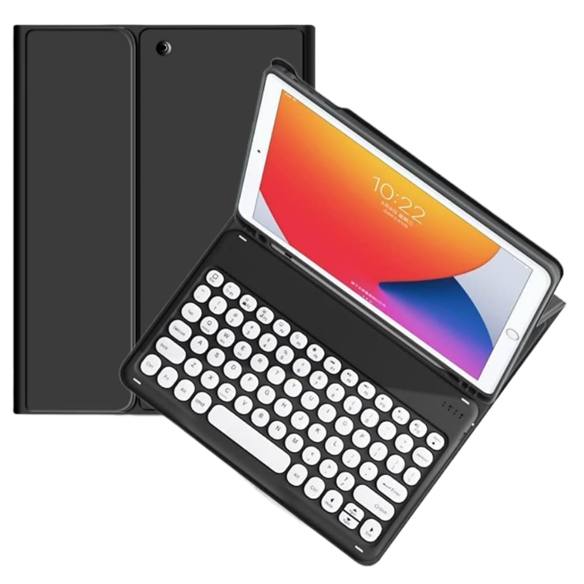 AnMengXinLing Galaxy Tab S9 Plus/ S9 FE Plus 5G 12.4インチタブレット用キーボードケース 2023 - Galaxy Tab S9 FE+ Plus/Galaxy Tab S9+ Plus用Sペン
