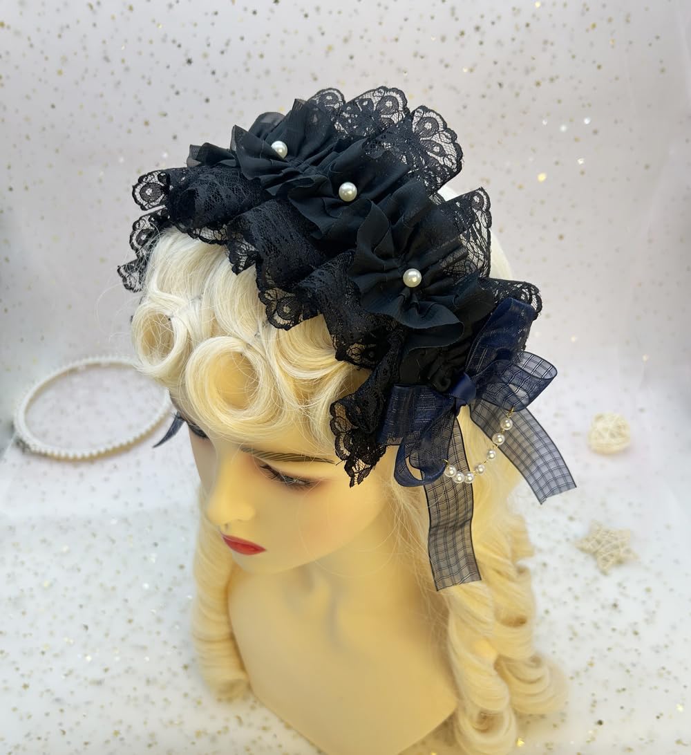 Amazon | ゴスロリヘアアクセサリー 蝶結び 付き 髪飾りフリル レース Amazon | ゴスロリヘアアクセサリー 蝶結び 付き 髪飾りフリル レース