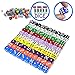 Produktbild YOUSHARES Würfel 100 Stück Würfel Set mit Taschen, Spielwürfel für Tischkartenspiele, Würfel Bunt Set 6-Seitig, 16 mm d6 Standardwürfel