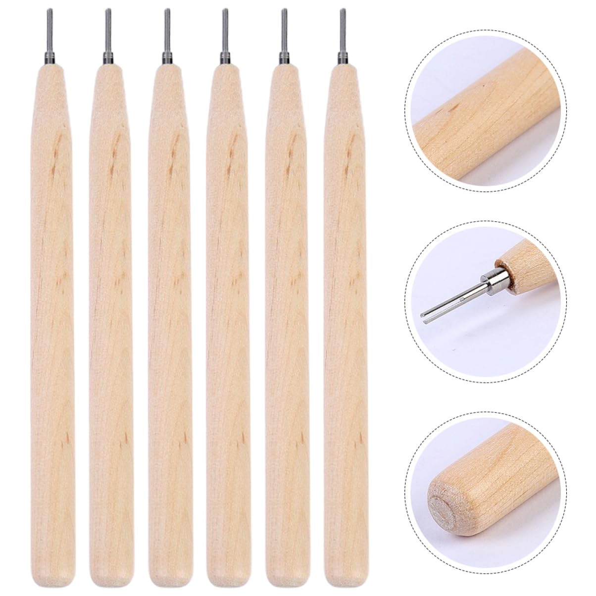 Operitacx 5 Ensembles Stylo Quilling en Papier Bricolage Rouleau Kraft Fournitures De Quilling Projet Tondeuse Pochoirs Art Stylo Papier Quilling Kits De Quilling pour Débutants 6 Pièces * 5