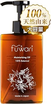 fuwari Delicate Zone Oil, Large Capacity, 4.9 fl oz 140 ml, Over 99% Organic Ingredients, No Additives, Unscented, Vaginal Care, Vio, Moisturizing, Massage Oil, Sesame Oil, Menopause, Fem Care, Perineal Massage Fluffy Moisturizing Oil