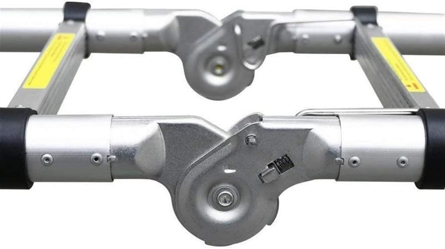 Telescoping Extension Ladder, Telescoping Ladders Ladder 3.8M Ladders Thick Aluminum Telescopic Ladder Foldable Stable Non-Slip Extension Ladder Straight Ladder Safety Ladders