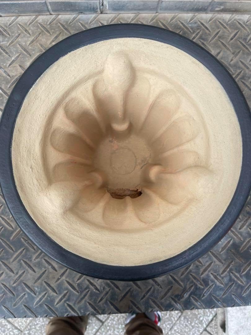 三河黒七輪 未使用 七輪 先代 三河特産 黒七輪 27センチ 炭火焼コンロ