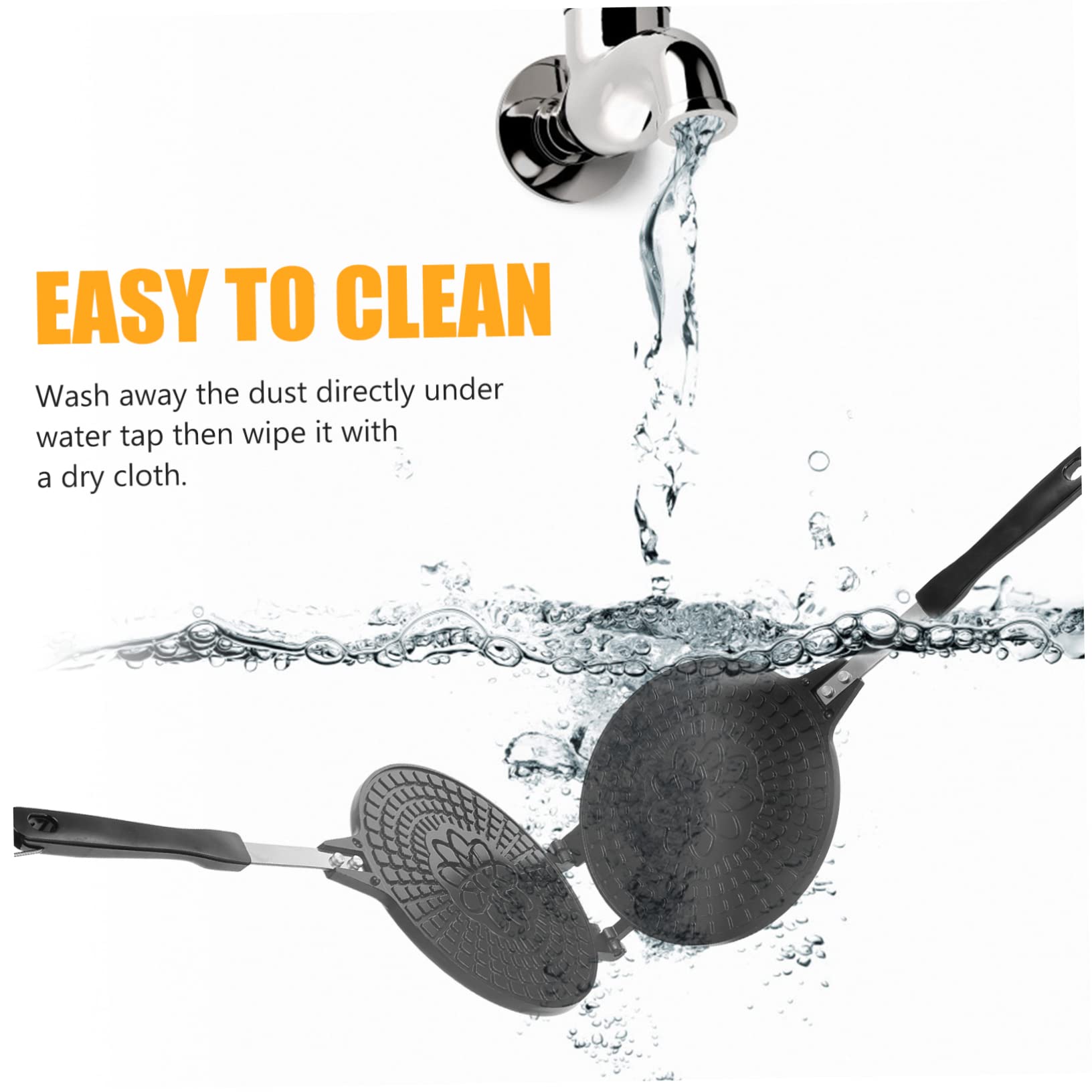 STOBAZA Ice Cream Cone Baking Tray Non-stick Egg Roll Maker 17cm Waffle Maker Safe Cooking Surface