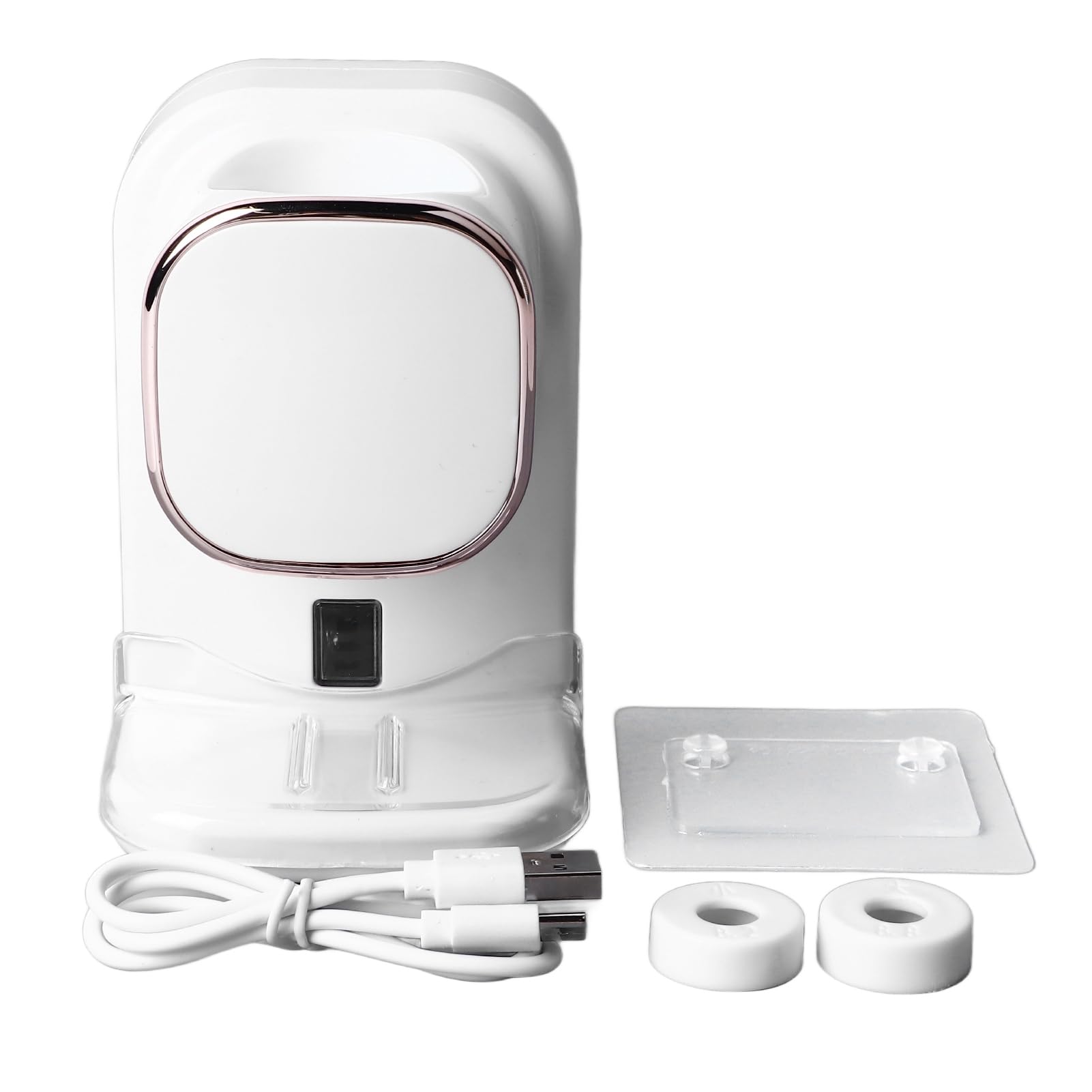 Automatic Toothpaste Dispenser with Responsive Sensor,Tooth Pastetooth Paste Dispenser Automatic Dispensing,Toothbrush Holder Wall Mounted Space Saving for Adults Family (White)