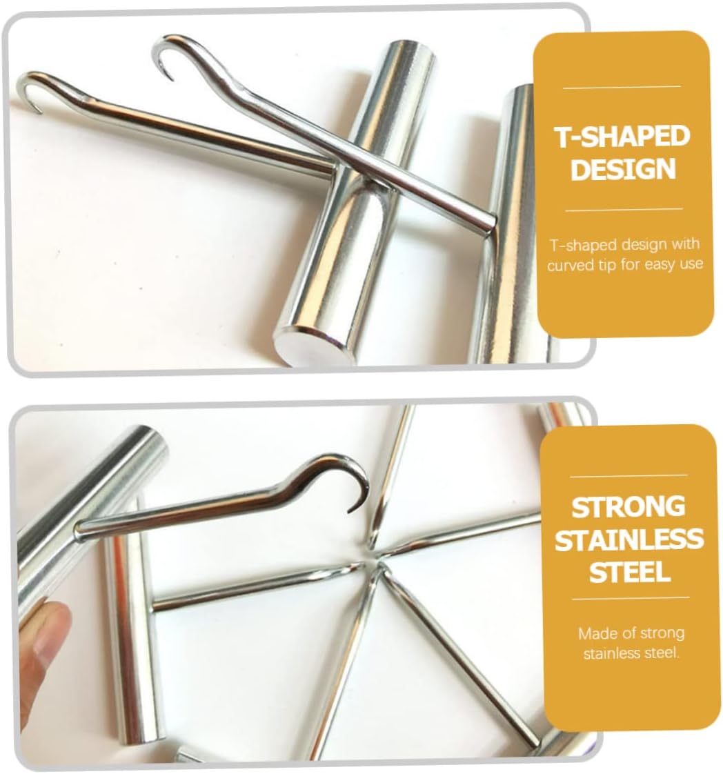 ULDIGI 2pcs Badminton Racket Stringing Machine Tennis Stringing Hook Tool Racket String Puller for