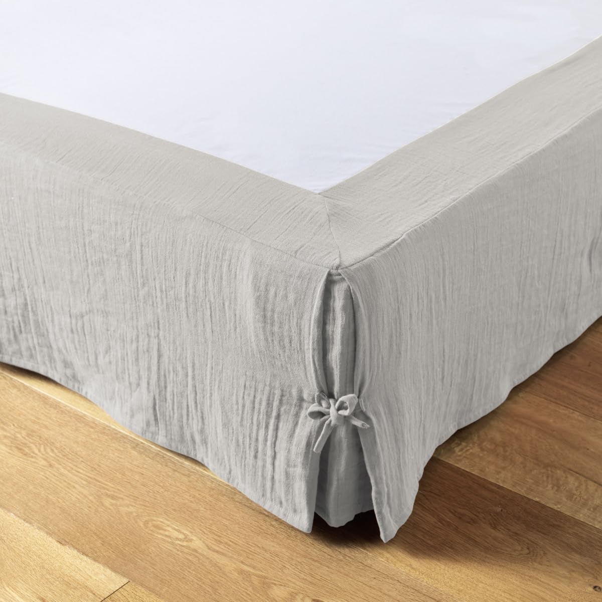 Cache-Sommier 160x200 Gaze de Coton Nuage Lit Adulte AltoBuy OUREA