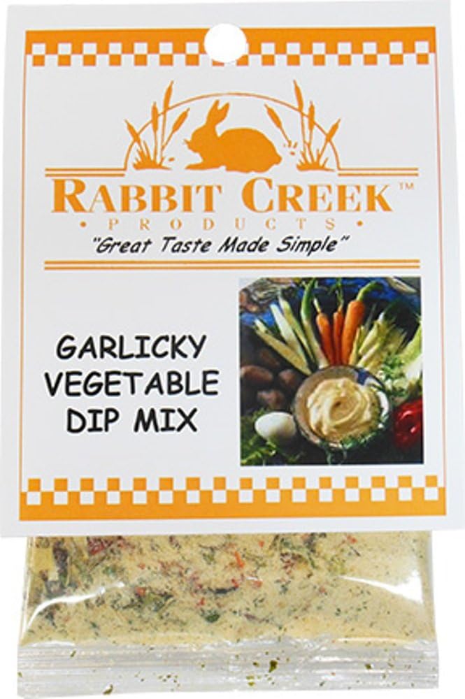 Rabbit Creek Products Garlicky Vegetable Dip Mix, 1.8 Ounce (Pack of 12)