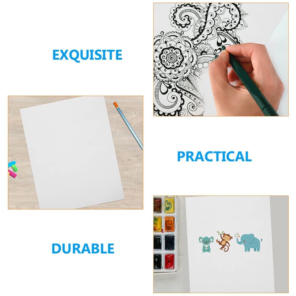 Ciieeo 100feuilles Papier Aquarelle Blanc pour Étudiants Garçon Fille et Artistes pour Dessin et Peinture