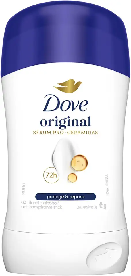 Dove Desodorante Antitranspirante Stick Original 7h de Proteção 45g