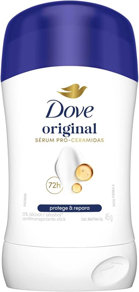 Dove Desodorante Antitranspirante Stick Original 7h de Proteção 45g